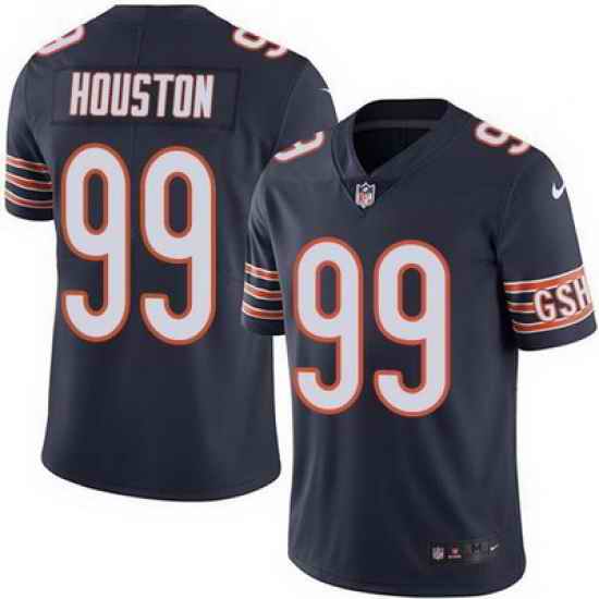 Nike Bears #99 Lamarr Houston Navy Blue Mens Stitched NFL Limited Rush Jersey